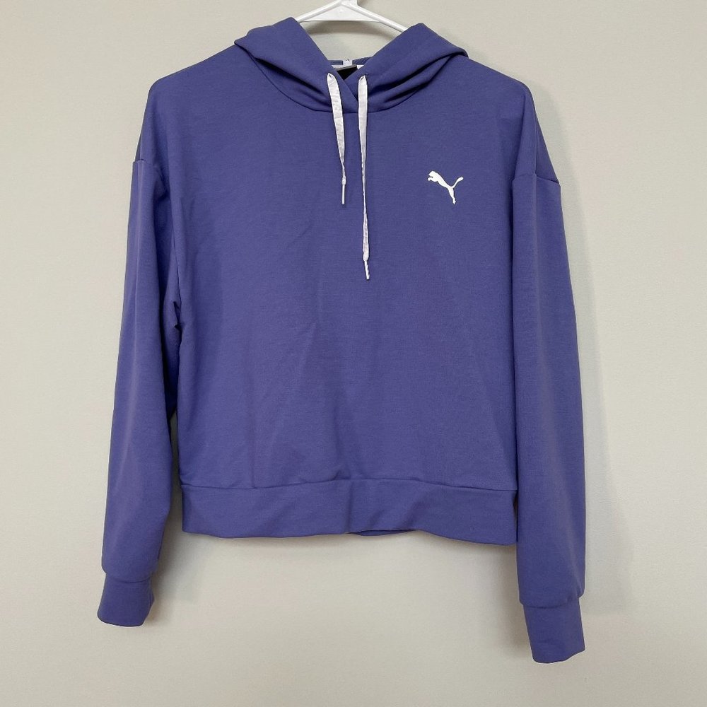 Puma Women's Purple Logo Training Hoodie